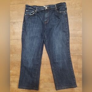 Levis 505 Straight Womens Blue Jeans Medium Wash Pants SZ 33